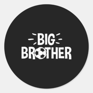Big Brother Soccer  Classic Round Sticker
