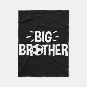 Big Brother Soccer  Fleece Blanket
