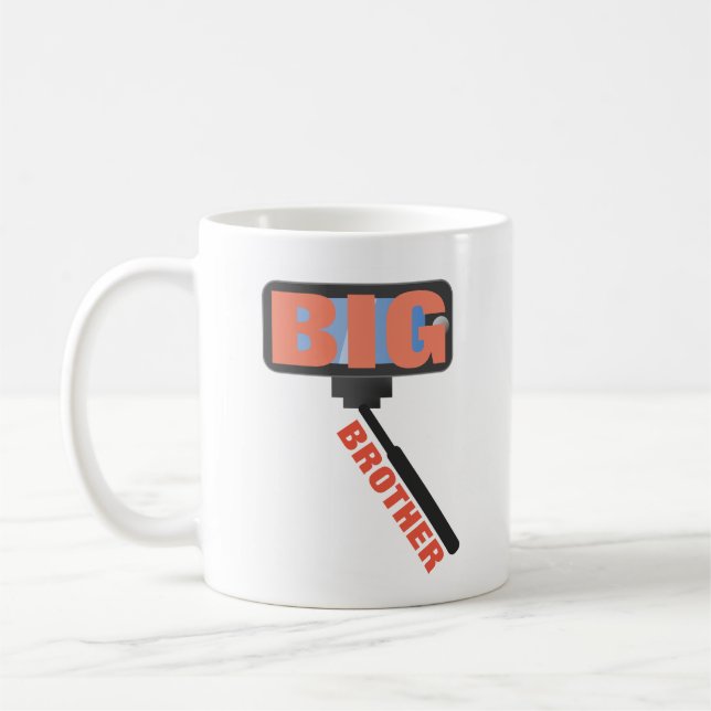 Big Brother Social Media Coffee Mug (Left)