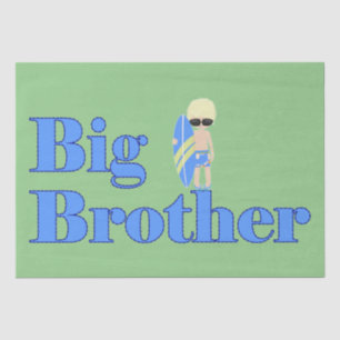 Big Brother Surfer Boy Sibling Tissue Paper