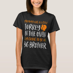 Big Brother Thanksgiving Pregnancy Announcement Fa T-Shirt