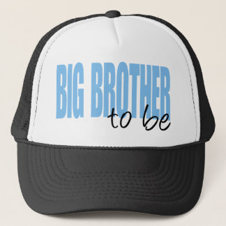 Big Brother To Be (Blue Block Font) Trucker Hat