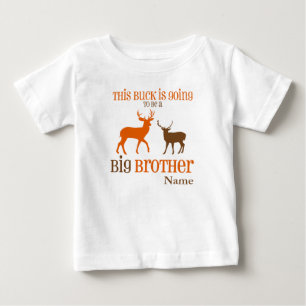 Big Brother To Be Deer Personalised T-shirt