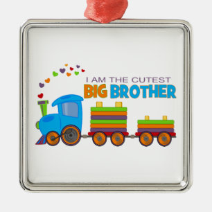 Big Brother -Train Metal Tree Decoration