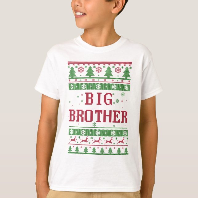 Big Brother Ugly Christmas T-Shirt (Front)