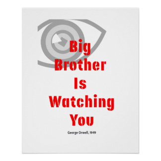 Big Brother Watch Poster — Minimal Type