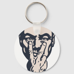 Big Brother Watching Key Ring