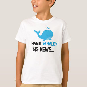 big brother whale funny pregnancy announcement T-Shirt