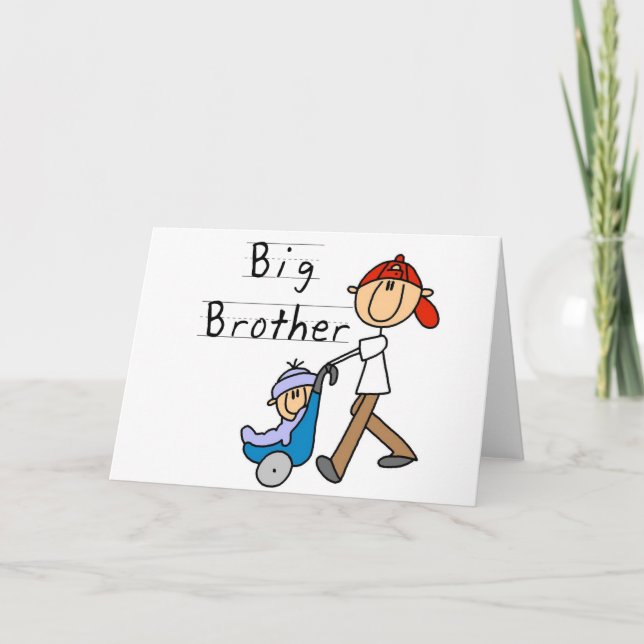 Big Brother With Little Brother Card (Front)