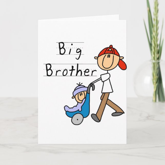 Big Brother With Little Brother Card (Front)