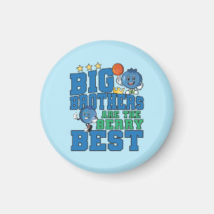 Big Brothers are the Berry Best - Blueberry Pun Magnet
