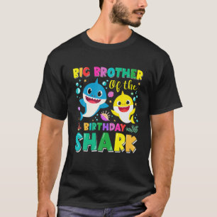 Big Brothers Of The Birthday Sharks Bro Matching F T-Shirt