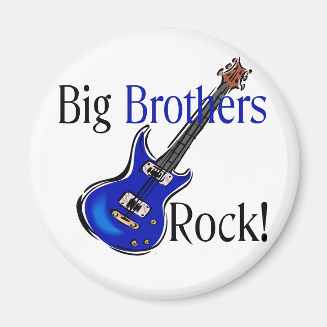 Big Brothers ROCK! Magnet (Front)
