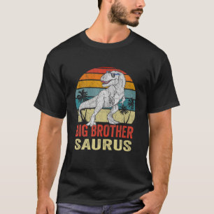 Big Brothersaurus T Rex Dinosaur Big Brother Sauru T-Shirt