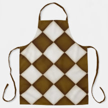 Big Brown & Antique White Diamonds Large