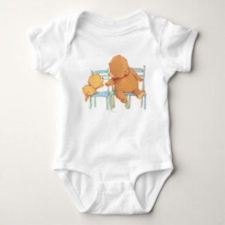 Big Brown Bear Helps Little Yellow Bear Baby Bodysuit