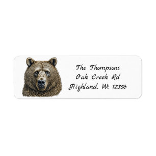 Big Brown Bear Personalised