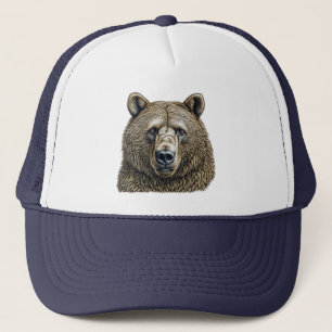 Big Brown Bear Trucker Hat