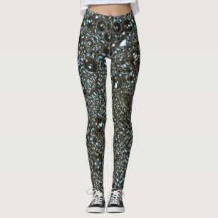Big Bubbles wet look leggings