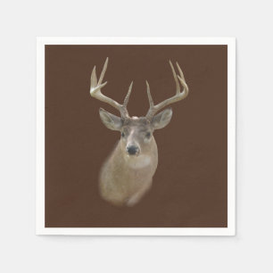 Big Buck Deer Birthday Napkin