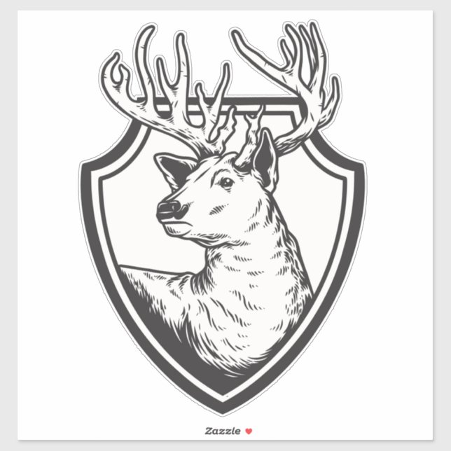 Big Buck Sticker (Sheet)