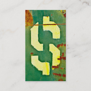 Big Bucks Dollar Sign Business Card