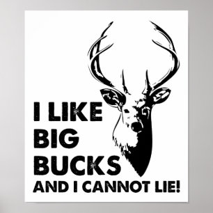 Big Bucks Funny Poster