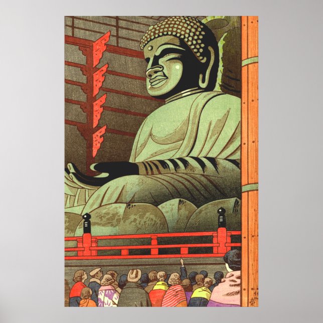 Big Buddha Of Todaiji Temple Asano Takeji 1953 Poster (Front)