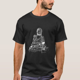 Big Buddha Statue in Lotus Position T-Shirt