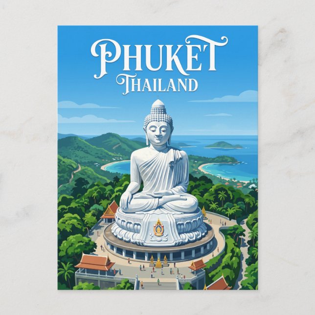 Big Buddha Thailand Postcard (Front)