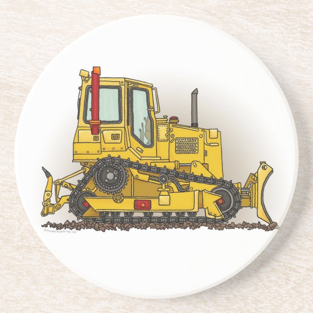 Big Bulldozer Dozer Coaster (Front)