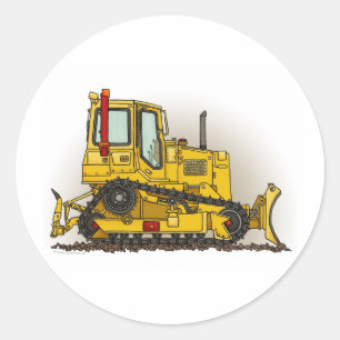 Big Bulldozer Dozer Kids Sticker