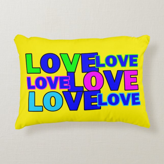 Big Bunch O' Bliss  Accent Pillow (Front)