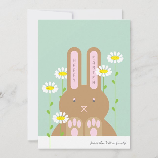 Big Bunny Holiday Card (Front)