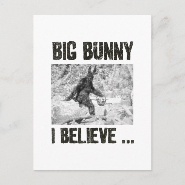 Big Bunny Postcard (Front)