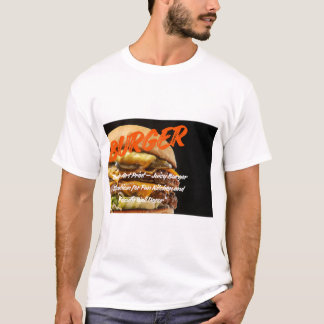 Big Burger Art – Juicy Cheeseburger Illustration T-Shirt