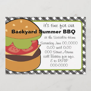 Big Burger Invitation