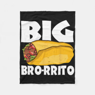Big Burrito Mexican Food Cinco De Mayo Fleece Blanket