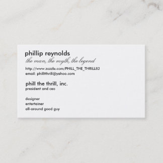 Big Business Business Card
