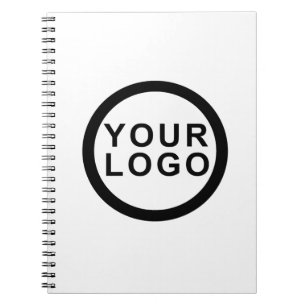 Big Business Logo Modern Minimalist White  Notebook