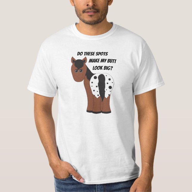 Big Butt Appy Blanket Appaloosa Horse T-Shirt (Front)