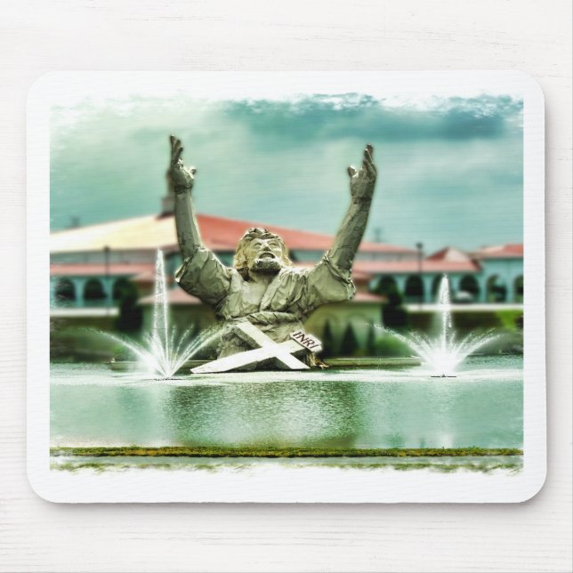 Big Butter Jesus  Touchdown Jesus Mouse Mat (Front)