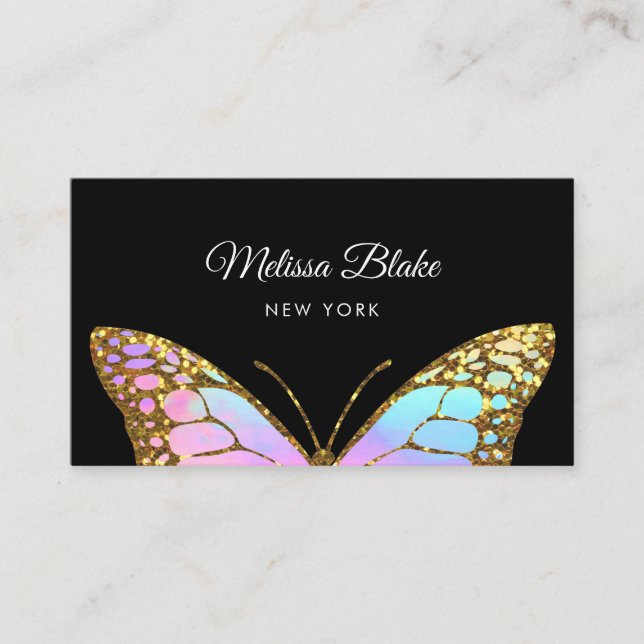 big butterfly business card (Front)