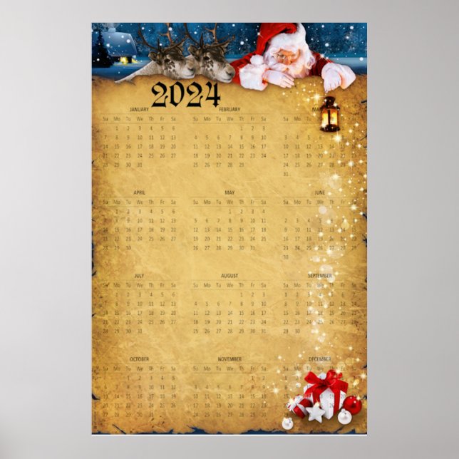 Big Calendar 2024 Poster (Front)