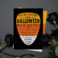 Big Candy Corn Halloween Party
