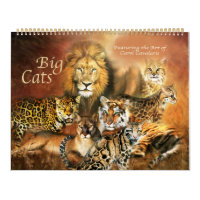 Big Cat Art Calendar