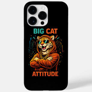 Big Cat Attitude Case-Mate iPhone 14 Pro Max Case