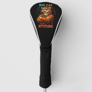 Big Cat Attitude Golf Head Cover