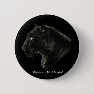 BIG CAT Endangered Species Series 6 Cm Round Badge