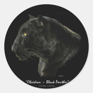 BIG CAT Endangered Species Series Classic Round Sticker